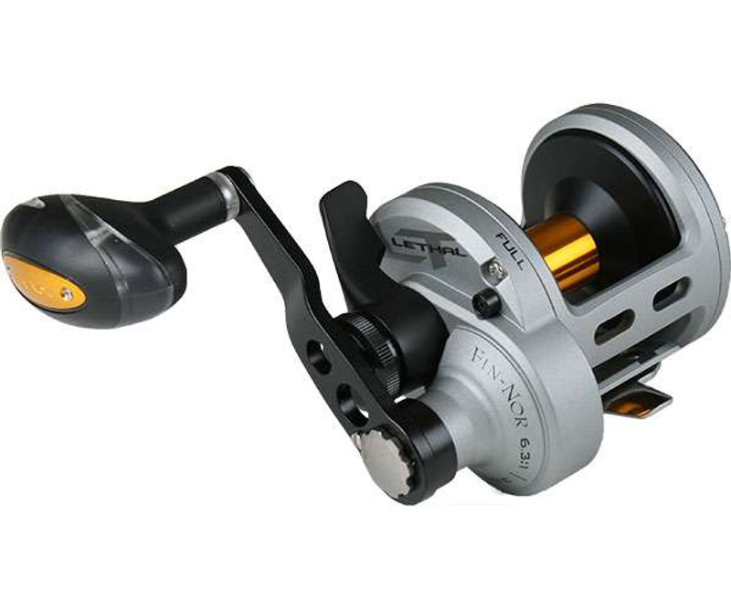 Fin-Nor Lethal Overhead Fishing Reel with Lever Drag -6 Stainless