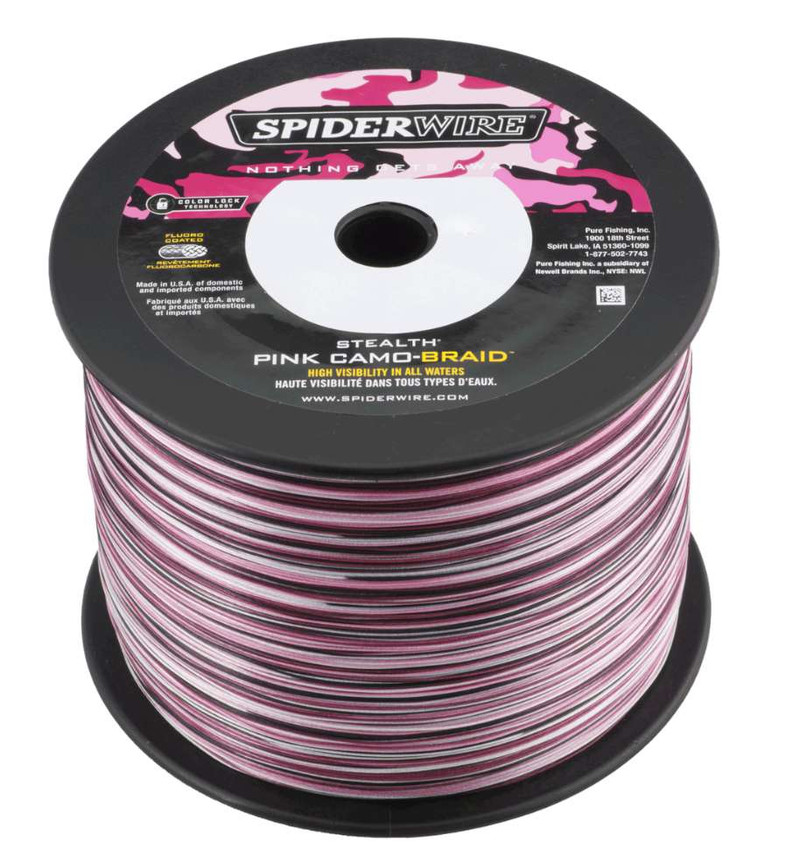 Spiderwire Stealth® Blue Camo, Braid, 80 lb, 3000 yd