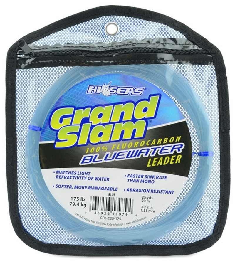 HiSeas GS Bluewater Fluorocarbon Leader 175lb 25yd TackleDirect