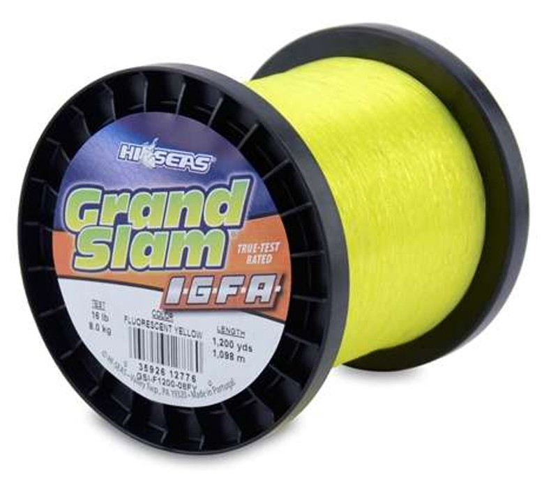 Hi-Seas Grand Slam IGFA Monofilament 1200yd Spools - TackleDirect