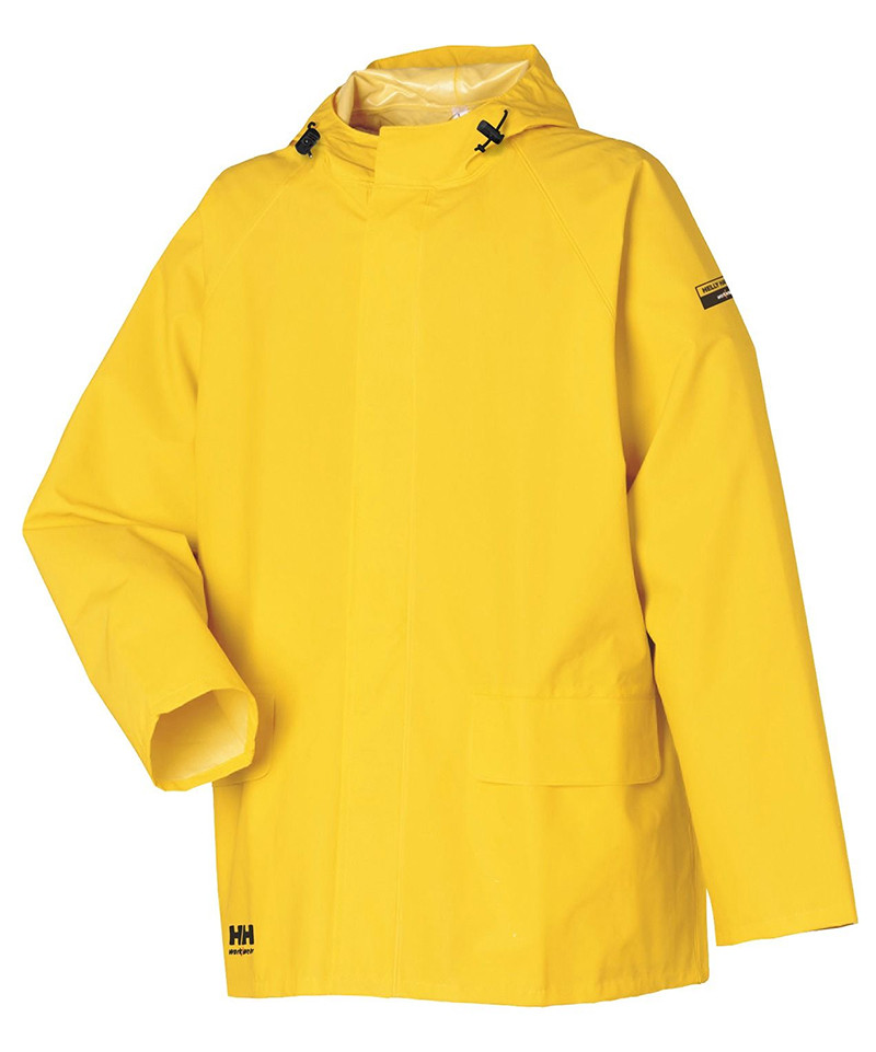 Helly Hansen Mandal Rain Jacket - Light Yellow - TackleDirect