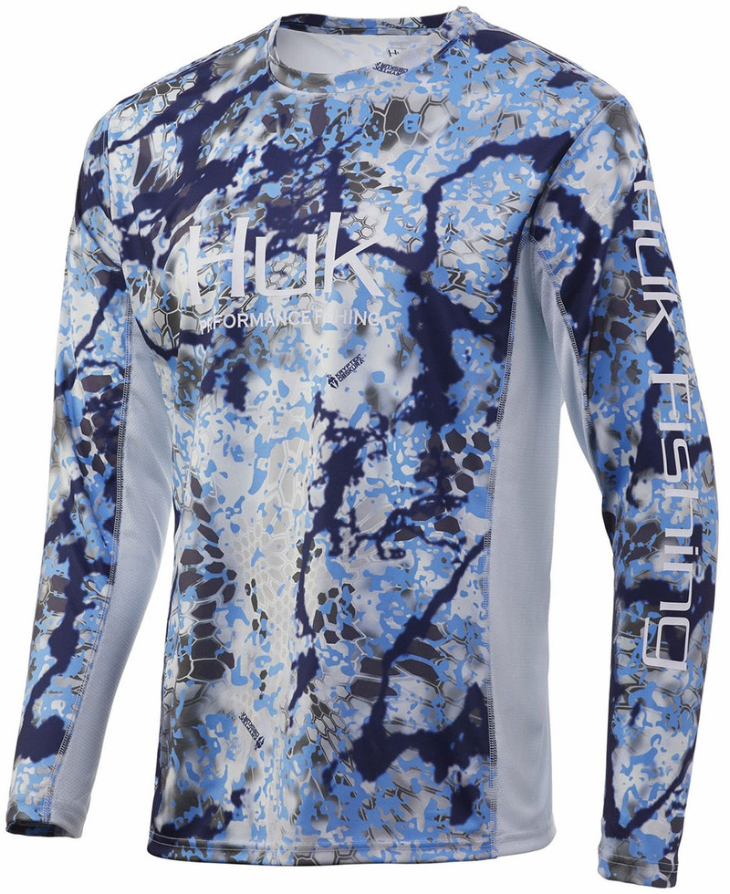 Huk Kryptek Icon X Long Sleeve Shirt - Kryptek Obskura Signa