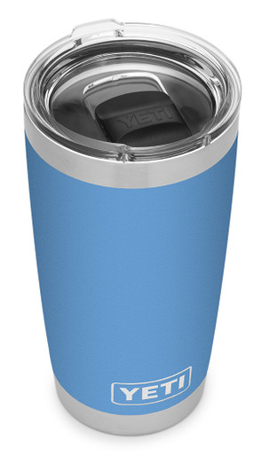 YETI Rambler Tumbler 20oz with MagSlider Lid Reef Blue - TackleDirect