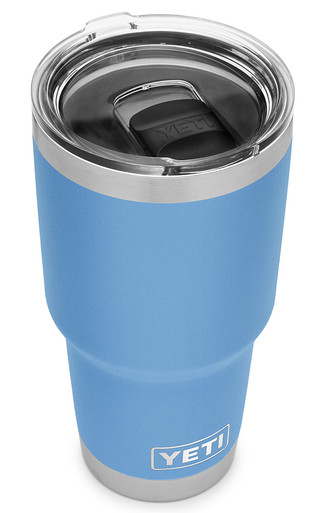 YETI Rambler Tumbler 20oz with Magslider Lid - Sky Blue - TackleDirect