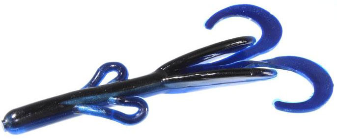 Zoom Baby Brush Hog Bait - 4in - Purple Passion - TackleDirect