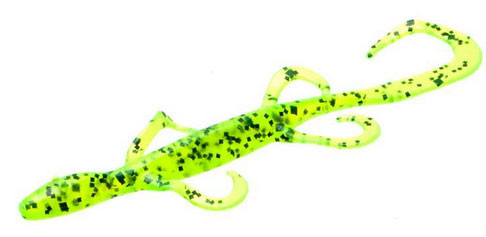 Zoom 4 inch Mini Lizard, Green Pumpkin