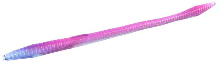 Trout Worms : Hot Pink/Glitter Bomb