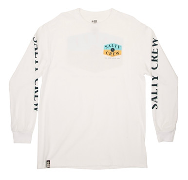 Salty Crew Overhead Long Sleeve T-Shirt - White