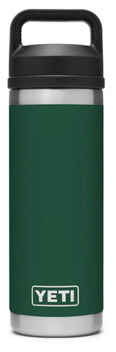 Yeti - 18 oz Rambler Bottle with Chug Cap Camp Green
