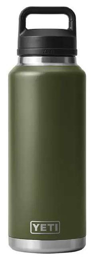 NEW - Yeti Rambler 46oz w/CHUG CAP HIGHLANDS OLIVE Bottle - mundoestudiante