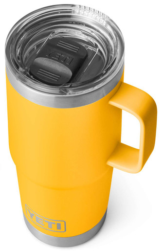 Bisque with YETI Rambler Alpine Yellow (296ml)