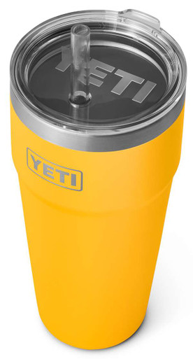 Straw Cap for YETI Rambler Bottle and RTIC Bottle, Straw Lid with 2 Straws  and 2 Brushes (Alpine Yellow) : Sports & Outdoors 