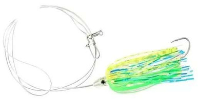 Tsunami Hi-Lo Teaser Rig - Chartreuse/Green - TackleDirect