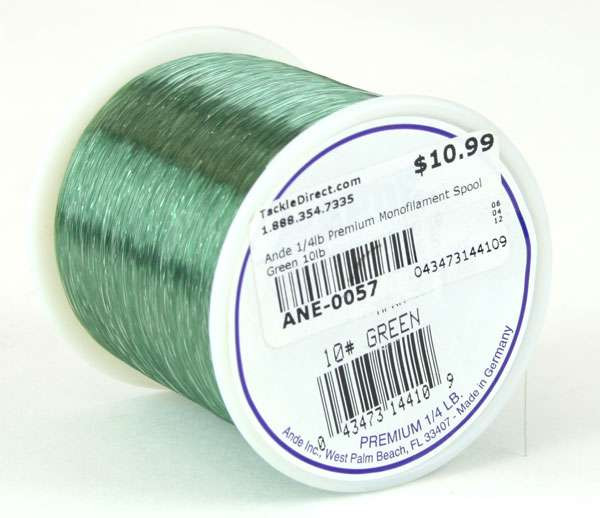 Ande Premium Monofilament Line 1/4 lb. Spool - 8-lb. - Green