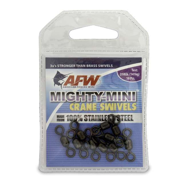 AFW / Hi-seas FWSS10BA Mighty Mini Steel 133lb Fishing Crane Swivels for  sale online