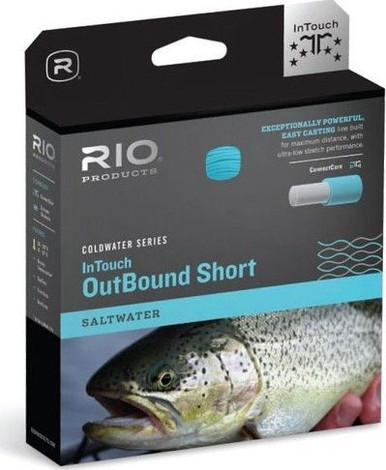 RIO WF9F InTouch Outbound SW Fly Line - Yelow/Green - TackleDirect