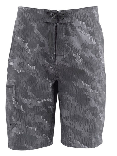 Simms Surf Short - Hex Camo Carbon - 36 - TackleDirect