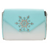 ELSA SNOWFLAKE GLITTER FUNKO LOUNGEFLY CROSSBODY BAG