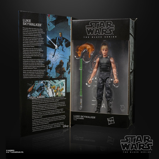 LUKE SKYWALKER & YSALAMIRI EXCLUSIVE STAR WARS BLACK SERIES 