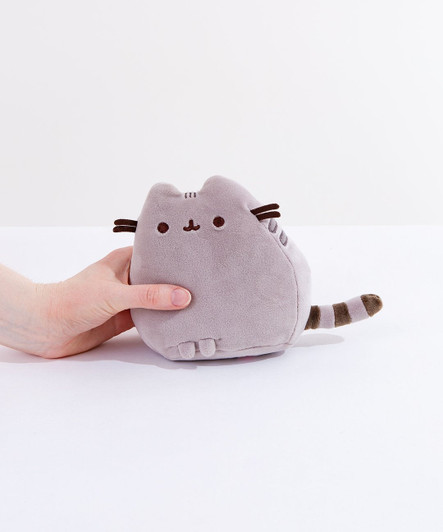 PET POSE GRAY PUSHEEN CAT 6 INCH