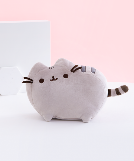 PUSHEEN MEDIUM GRAY 12 INCH