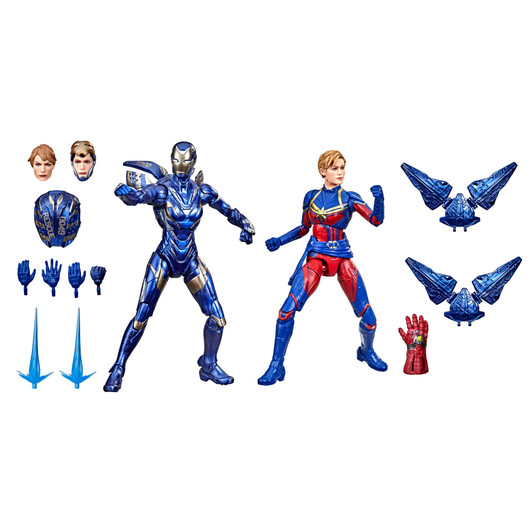 CAPTAIN MARVEL & RESCUE ARMOR MARVEL LEGENDS INFINITY SAGA 2 PK