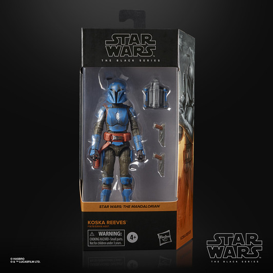 KOSKA REEVES MANDALORIAN STAR WARS THE BLACK SERIES 6 IN