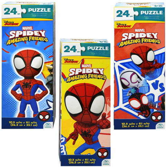 SPIDEY AND FRIENDS PUZZLE TOWER ASST. 24 PCS