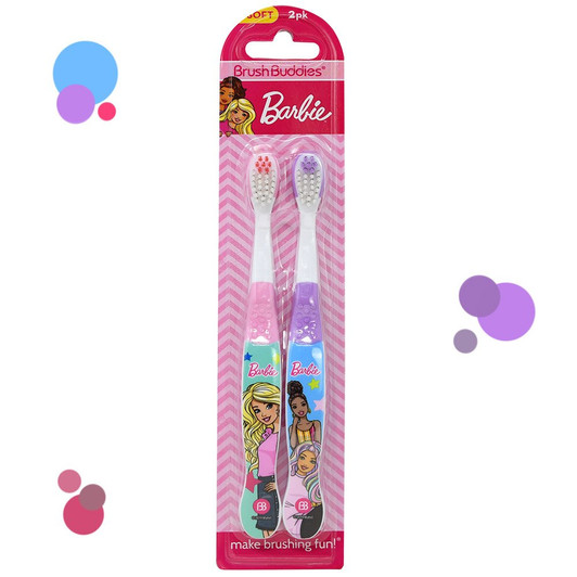 BARBIE TOOTHBRUSH 2 PK