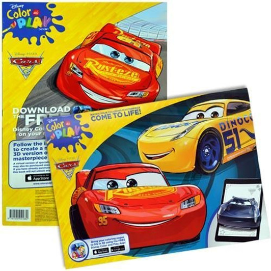 DISNEY CARS GIANT COLORING BOOK 11 X 16