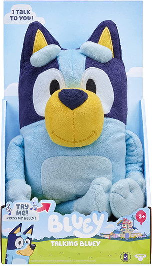 TALKING BLUEY STUFFED ANIMAL