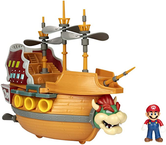 BOWSER'S DELUXE AIRSHIP PLAYSET SUPER MARIO