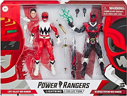 SPACE PSYCHO RED RANGER AND LOST GALAXY RED RANGER LIGHTNING COLLECTION 2 PACK