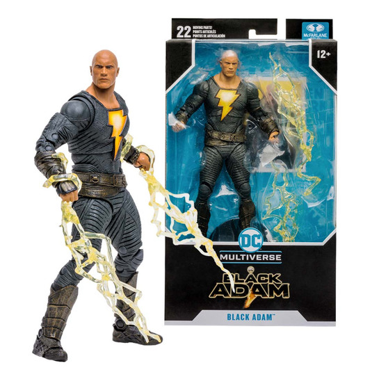 BLACK ADAM W/ HERO COSTUME MCFARLANE DC MULTIVERSE