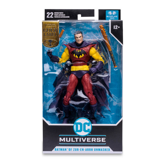 BATMAN OF ZUR-EN-ARRH GOLD LABEL UNMASKED MCFARLANE DC MULTIVERSE