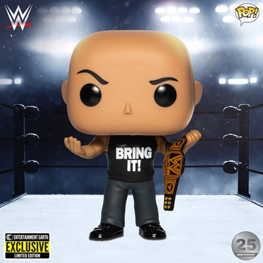 THE ROCK #91 WITH WWE CHAMPIONSHIP BELT FUNKO POP