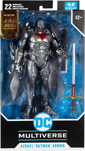 AZREAL BATMAN ARMOR GOLD LABEL MCFARLANE DC MULTIVERSE