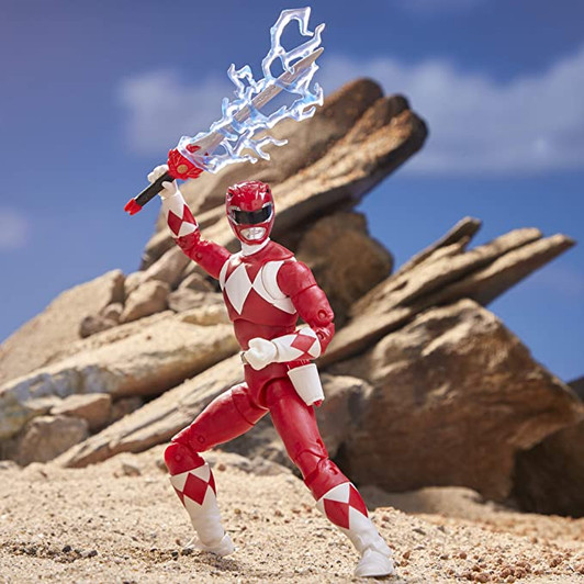 MIGHTY MORPHIN TYRANNOSAURUS SENTRY/RED POWER RANGER LIGHTING COLLECTION