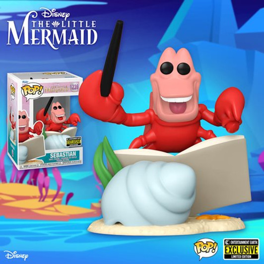 SEBASTIAN #1239 THE LITTLE MERMAID FUNKO POP