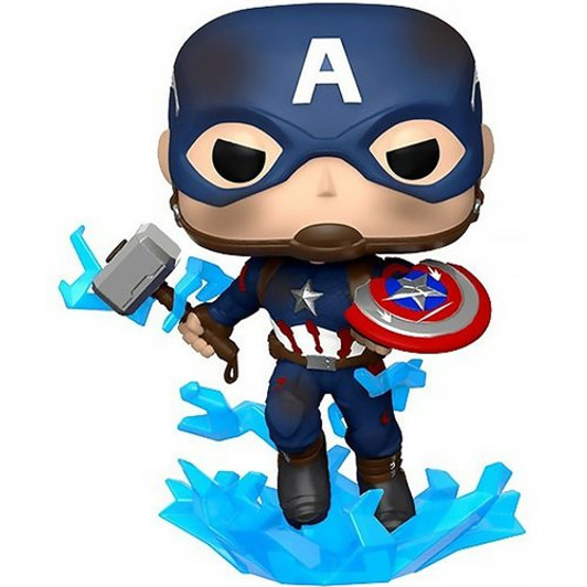 CAPTAIN AMERICA WITH BROKEN SHIELD & MJOLNIR #573 AVENGERS: ENDGAME FUNKO POP