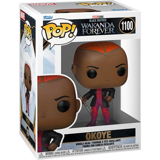 OKOYE #1100 BLACK PANTHER WAKANDA FOREVER FUNKO POP