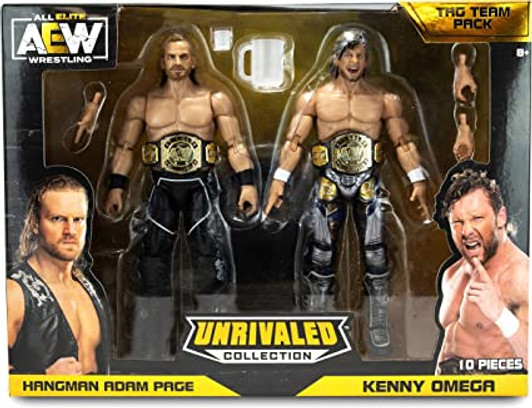 HANGMAN ADAM PAGE AND KENNY OMEGA AEW UNRIVALED TAG TEAM PACK