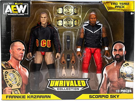 FRANKIE KAZARIAN AND SCORPIO SKY AEW UNRIVALED TAG TEAM PACK