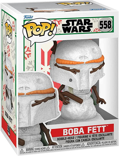 BOBA FETT #558 CHRISTMAS FUNKO POP