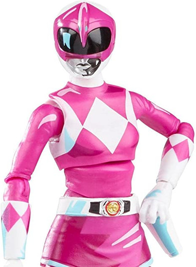 MIGHTY MORPHIN PINK RANGER CELL SHADED POWER RANGERS LIGHTNING COLLECTION