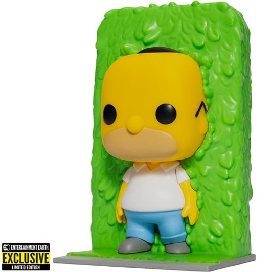 HOMER IN HEDGES #1252 THE SIMPSONS FUNKO POP EXCLUSIVE