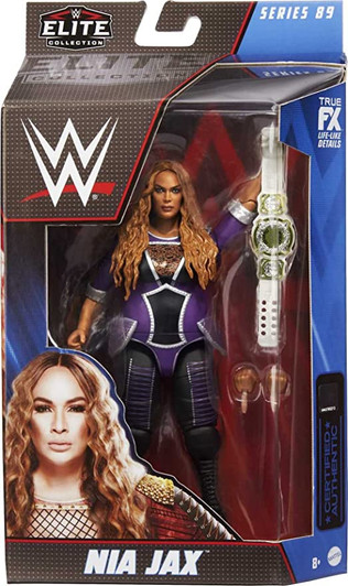 NIA JAX WWE ELITE SERIES 89 (PURPLE & BLACK)