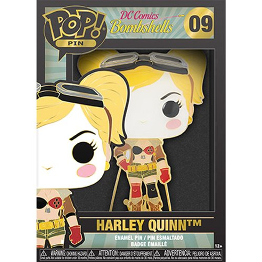 HARLEY QUINN #09 LARGE ENAMEL FUNKO PIN 