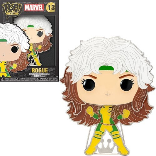 ROGUE #13 MARVEL X-MEN LARGE ENAMEL POP PIN