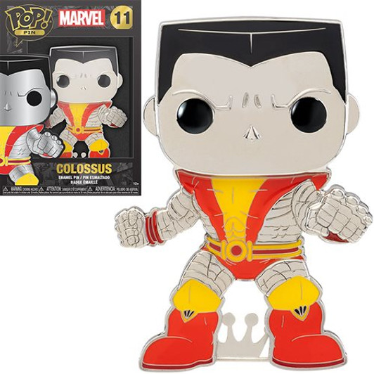 COLOSSUS #11 MARVEL'S X-MEN LARGE ENAMEL POP PIN